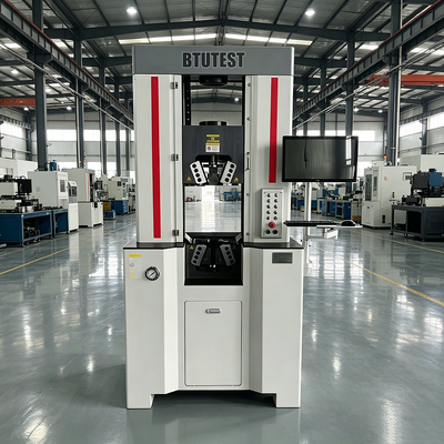 ไมโครคอมพิวเตอร์เซอร์โวไฮดรอลิกไฟฟ้า UTM คลาส 0.5 เงียบไม่มีรากฐาน ISO ASTM WAW-100/300/600 / 1000KN